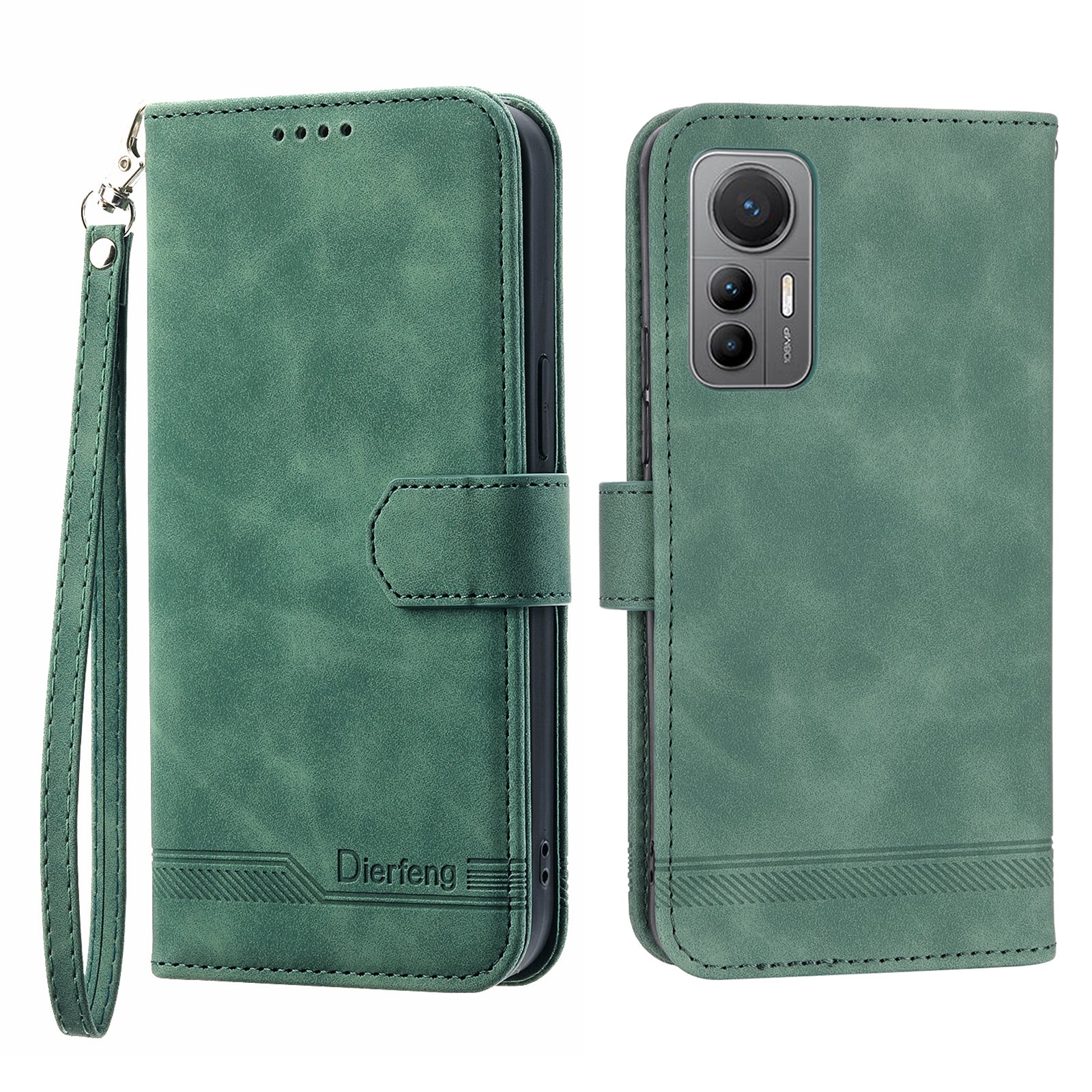 DIERFENG DF-03 for Xiaomi 12T 5G Redmi K50 Ultra 5G Lines Imprinted Leather Case Wallet Stand Cell Phone Cover DIERFENG DF-03 for Xiaomi 12T 5G Redmi K50 Ultra 5G Lines Imprinted Leather Case Wallet Stand Cell Phone Cover